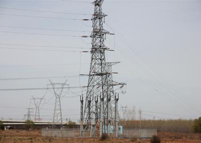 China Galvanized Electricity Pylons ,  Transmission Steel Tower for Power Overhead Line for sale