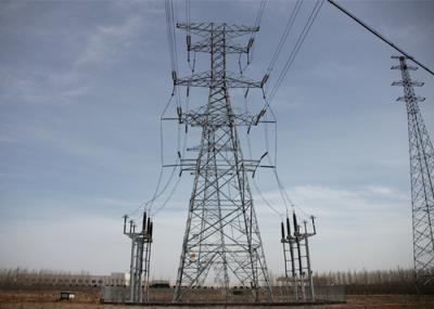 China 220KV Steel Electricity Pylons Double Circuit Self Supporting Transmission Tower for sale