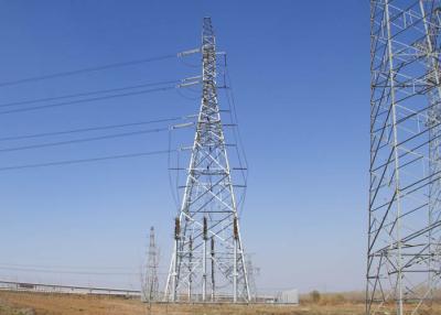 China High Voltage Electric Power Tower For Transmission Line Angle Steel Structure for sale