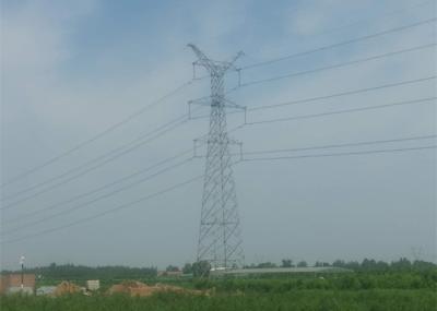 China Double Circuit 500KV Transmission Line Lattice Steel Towers for sale