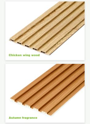 China Recyclable PVC Wall Ceiling Panel WPC Plastic Cladding Wood Composite for sale