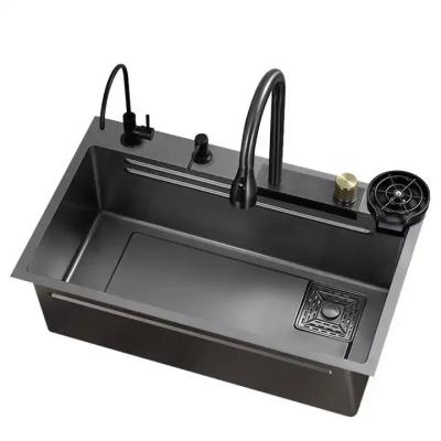 China Modern Kitchen Stainless Utility Sink Rectangular With Large Single Tank for sale