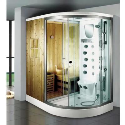 Chine Réservoir de douche à vapeur Cubicle de verre Cabine de douche température réglable à vendre