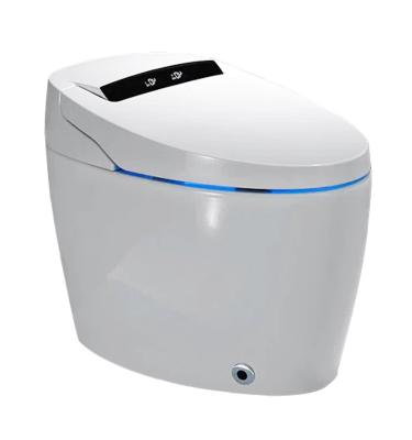 China Automatisches Badezimmer Sanitärgeschirr Tanklos Keramik Einstücks-Smart-Toilette zu verkaufen
