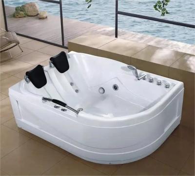 China Einweichen Bad Bad Sanitärwaren 2 Personen Badewannen Whirlpools Massage zu verkaufen