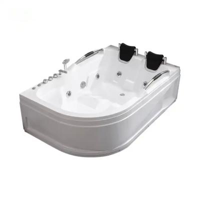 China Round Acrylic Whirlpool Bathtub With Waterfall And Air Massage for sale