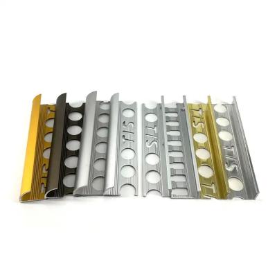 China OEM ODM Accesorios de barras de azulejos de aluminio azulejos protectores Trim045 en venta