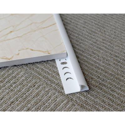 Cina Piastrelle d'angolo in alluminio bianco, rivestimento di piastrelle d'angolo in PVC ceramiche in vendita