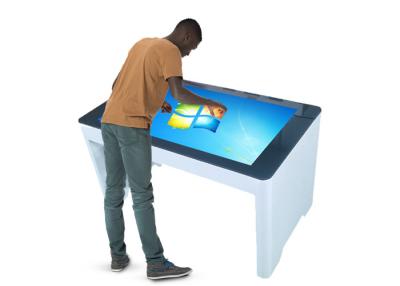 China Touchscreen Interactive Smart Table Multi Touch Screen Table For Coffee Bar Conference for sale