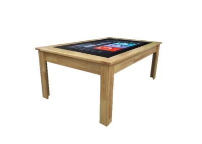 China 43 Inch Touch Screen Activity Table Digital Tea LCD Touchscreen Table Android / Windows OS Touch Table For Children for sale