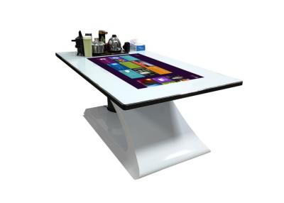 China 43 Inch Interactive Touch Screen Smart Table LCD Advertising Display For Coffee Meeting for sale