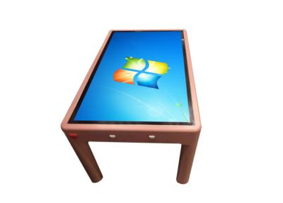 China Smart Interactive Touch Screen Table Capacitive Multimedia AIO Touch Screen Coffee Table for sale