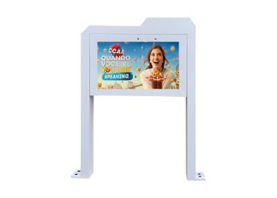 China Factory Wholesale Floor Stand Outdoor Capacitive 4K Screen Sunlight Readable Tv Ip55 Exterior Digital Menu Board for sale