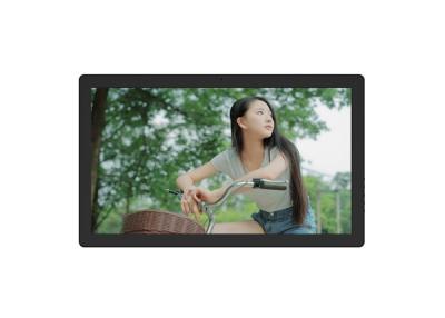 China NFT wifi Electronic smart digital Wood Frame Square Lcd Screen Smart Video Picture Display Frame for sale