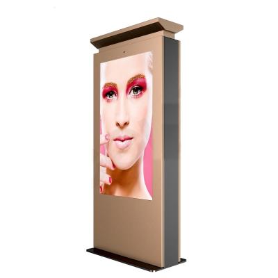 China Commercial Mall 55'' Outdoor Touch Screen Kiosk Industrial Digital Signage Kiosk With Touch Function for sale