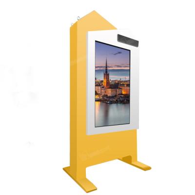 China Telas interativas da indicação digital de 65 polegadas, assoalho que está a exposição exterior do monitor à venda