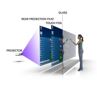 China Clear Transparent Nano Projected Capacitive Touch Film , 70 Inch 10 Points Touch Foil Film for sale
