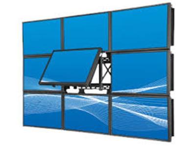 China Ultra monitores LCD de plena pantalla del bisel del estrecho del LCD de la pared del soporte interior video cero de la pared en venta