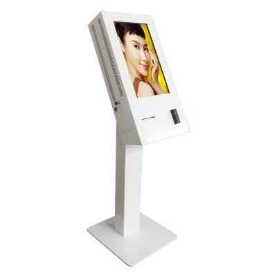 China 22 Inch Windows Interactive Touch Screen Kiosk Self Service With Printer And Card Reader for sale