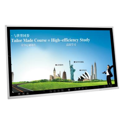 China Wechselwirkender pädagogischer Touch Screen LCD-Monitor 65 Zoll-an der Wand befestigtes Energiesparendes zu verkaufen