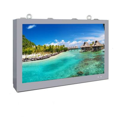 China 43 Inch Wall Mount Outdoor Touch Screen Kiosk 1500nits Brightness Integrated PC Board for sale