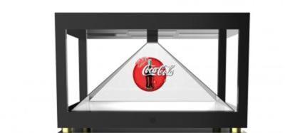 China USB 19 Inch 3d Hologram Screen , 4 Side View Magic 3d Holographic Projection Pyramid for sale