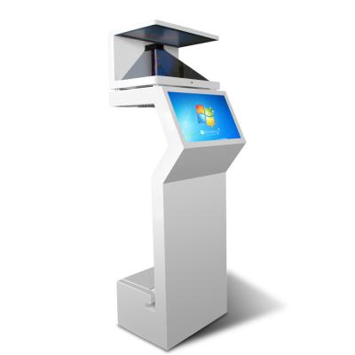China Floor Stand 3D Holographic Display Showcase Touch Screen Built - In Speakers for sale