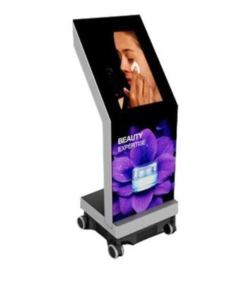 China Movable 21.5 Inch Touching Floor Standing Digital Signage With Calendar Exhibition Booth for sale