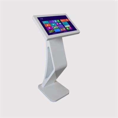 China Portable Podium Interactive Touch Screen Kiosk 21.5 Inch Totem LCD Display Digital Signage for sale