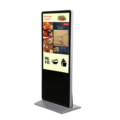 China HD 1080P 55 Inch LCD Interactive Touch Screen Kiosk Floor Stand Digital Signage for sale