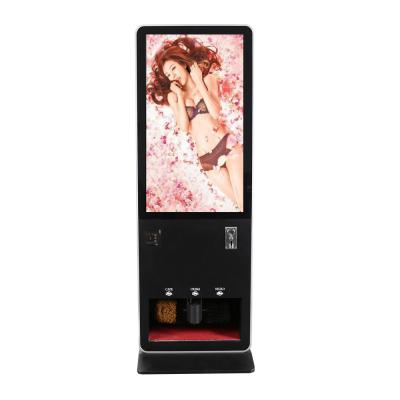 China Shoe Polish Digital Signage Kiosk 43 Inch Free Standing With Phone Charger for sale