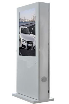 China Free Standing Outdoor Touch Screen Kiosks Air Cooling LCD Display Digital Signage IP65 Waterproof for sale