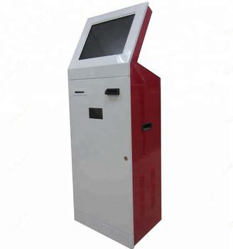China RS232 300nits 19 Inch Automatic 3G Payment Kiosk For Bank for sale