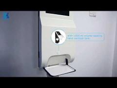21.5 inch Automatic hand soap sanitizer dispenser digital signage
