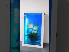 55 inch transparent lcd display with PC inside