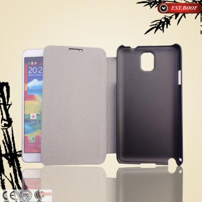China Sumsung Note3 Stand Lether Phone Case ABS / PC screen printing dustproof for sale