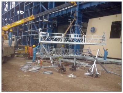 China Building maintenance aluminium ZLP800 hoist motor suspended platform for sale for sale