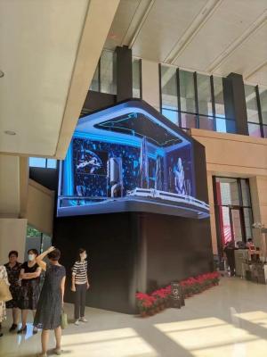 China Tela de exposição conduzida de Mini Indoor Advertising Board Module curva macia flexível à venda
