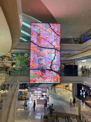 China Shopping Center Transparent Glass Fixed Installation LED Display New Design for sale