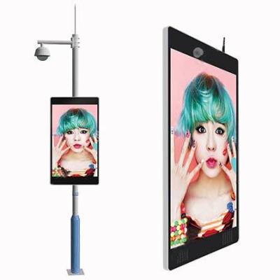 China P6 Outdoor Fixed LED Display Advertising Video Player Street Light Poster Screen for sale