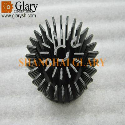 China GLR-PF-052060 52mm Round Cold Forging AL1070 LED Heatsink for sale