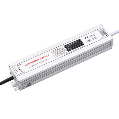 China 100W LED Strip Power Supply Driver Waterproof 12V 24V Low Voltage Outdoor Lighting Transformer for sale