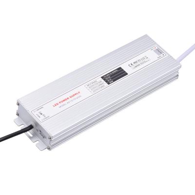 China 200W LED Strip Power Supply 12V 24V Waterproof Outdoor Ultra Thin LED Driver for sale