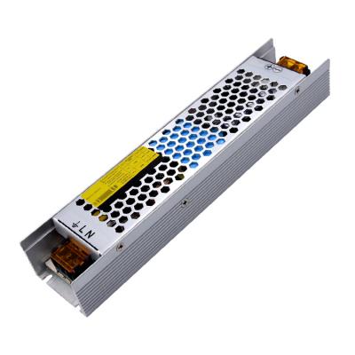 China IP20 100 Watt LED Driver 24V 240 To 12 Volt DC Under Cabinet Lighting Power Supply for sale