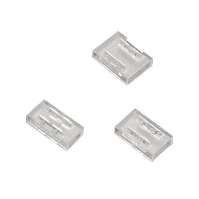 China 6mm 8mm 10mm PCB LED Strip Clip Connector 2 Pin for sale