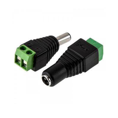 China LED Strip Light Standard Barrel Connector To Screw Terminal Adapter for sale