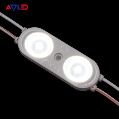 Chine Injection extérieure lumineuse élevée imperméable de C.C 12V 24V 2W 2 LED 2835 de modules de SMD LED à vendre
