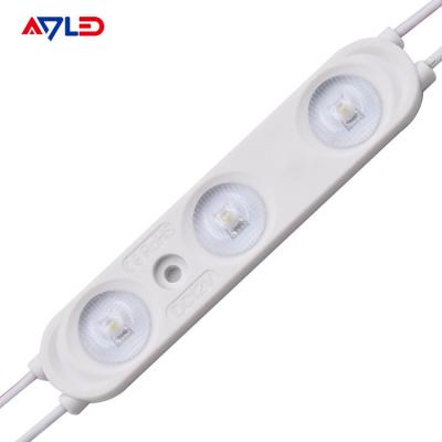 China 3 Lamp 2835 12 Volt LED Modules For Signs Lights Super Bright Signs Lighting IP67 Dimmable for sale