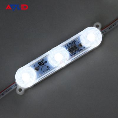 China IP67 12V 3 LED Module Outdoor SMD 2835 Sign Injection Module LED Light for sale