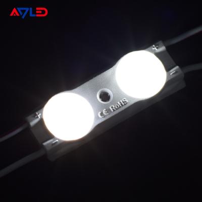China 2 LED Module Lights 12V Outdoor Waterproof 2835 SMD LED Lamp Module for sale